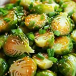 - 1 pound Brussels sprouts, cleaned and halved - 2 tablespoons olive oil - 2 tablespoons honey - 1 tablespoon Sriracha sauce - 1 teaspoon garlic powder - ½ teaspoon salt - ¼ teaspoon black pepper - 1 tablespoon sesame seeds (for garnish) - Fresh cilantro or green onions (for garnish) To make Honey Sriracha Brussels sprouts, gather these simple items. Fresh Brussels sprouts form the base of this dish. Look for bright green sprouts that feel firm and heavy. The olive oil adds richness and helps the flavors stick. Honey brings a natural sweetness that balances the heat from Sriracha. You can adjust the amount of Sriracha to match your spice level. Garlic powder adds depth, while salt and black pepper enhance all the flavors. For the finishing touch, sesame seeds and fresh herbs add a pop of color and flavor. Using fresh ingredients makes all the difference. You can also play with the seasonings based on your taste. Enjoy the process of creating this tasty side dish! To start, set your air fryer to 375°F (190°C). Preheating is key for crispy sprouts. A hot fryer ensures even cooking. It helps the honey and Sriracha blend perfectly. Grab a large bowl. Toss in the halved Brussels sprouts. Add 2 tablespoons of olive oil, 2 tablespoons of honey, and 1 tablespoon of Sriracha sauce. Mix in 1 teaspoon of garlic powder, ½ teaspoon of salt, and ¼ teaspoon of black pepper. Stir well until every sprout is coated. This step makes the flavors stick. Place the seasoned Brussels sprouts in your air fryer basket. Lay them in a single layer. Avoid overcrowding the basket. If needed, cook in batches. This helps them crisp up nicely. Air fry for 12-15 minutes. Shake the basket halfway through cooking. This ensures even browning. The sprouts should look crispy and brown outside and tender inside. Once done, move the sprouts to a serving dish. Sprinkle with 1 tablespoon of sesame seeds. Add fresh cilantro or chopped green onions on top. Fresh herbs brighten the dish and add flavor. Enjoy these spicy-sweet bites warm! Recommended Air Fryer Settings For crispy Brussels sprouts, set your air fryer to 375°F (190°C). This temperature works great for even cooking. Avoiding Overcrowding Do not crowd the basket. If you pile in too many sprouts, they won’t crisp up. Cook in batches if needed. This small step makes a big difference. Modifications for Different Heat Tolerances If you like it mild, cut back on Sriracha. You can also mix in more honey to balance the heat. If you want more spice, add extra Sriracha. You control the flavor! Alternative Sauces Try using barbecue sauce or teriyaki sauce instead of Sriracha for a different taste. These sauces add a unique twist and can be just as tasty. Additional Seasonings to Consider Consider adding a squeeze of lime juice for brightness. You might also try a dash of smoked paprika for depth. These flavors can boost the dish. Pairing Suggestions Serve these Brussels sprouts with grilled chicken or fish. They also pair well with rice or quinoa. The sweetness and spice complement many main dishes beautifully. {{image_2}} You can easily switch up the flavor by making honey garlic Brussels sprouts. Simply replace Sriracha with minced garlic. Use the same amount of honey. This change gives a sweet and savory twist. The garlic brings depth without the heat. You can even add a splash of soy sauce for a richer taste. If you want a different sweet flavor, try spicy maple Brussels sprouts. Swap the honey for maple syrup. Use the same amount as honey for the right sweetness. The maple syrup offers a unique and warm flavor. You can keep the Sriracha for heat. This combo is great for fall or winter meals. You can make your Brussels sprouts even better by adding other veggies. Try mixing in diced carrots or bell peppers. They add color and extra nutrients. You can also toss in nuts like almonds or walnuts. They give a nice crunch. For a fun twist, sprinkle some crispy fried onions on top. These add texture and flavor. To keep your Honey Sriracha Brussels sprouts fresh, use an airtight container. Place them in the fridge within two hours of cooking. They will stay good for about 3 to 5 days. Make sure to let them cool before sealing. This keeps moisture from forming and sogging them up. When it’s time to enjoy leftovers, reheating is key. Use an air fryer or oven for best results. Set the air fryer to 350°F (175°C) and heat for about 5 to 8 minutes. This method helps maintain crispiness. If you use a microwave, keep in mind they may lose some crunch. For long-term storage, you can freeze these Brussels sprouts. Let them cool completely first. Place them in a freezer-safe bag or container. Make sure to remove as much air as possible. They can stay frozen for about 2 to 3 months. When you’re ready to eat, thaw them in the fridge overnight before reheating. You can use both fresh and frozen Brussels sprouts. Fresh sprouts taste better and have a firmer texture. When using frozen sprouts, they may be softer after cooking. If you choose frozen, thaw them first for the best results. Always check the package for any specific instructions. The sprouts are done when they are crispy and browned on the outside. They should be tender inside but not mushy. If you pierce one with a fork and it feels soft, it’s ready. Keep an eye on them during cooking for the best texture. Yes, you can. Preheat your oven to 400°F (200°C). Spread the seasoned Brussels sprouts on a baking sheet. Bake for about 20-25 minutes, flipping halfway through. This will help them cook evenly and get crispy. These Brussels sprouts pair well with many dishes. Serve them alongside grilled chicken or fish for a balanced meal. They also go great with rice or quinoa. Try adding them to a salad for extra crunch. We explored a tasty recipe for Honey Sriracha Brussels sprouts. We covered the ingredients, step-by-step instructions, and tips for cooking them just right. You learned how to adjust flavors and make variations, too. Enjoying crispy Brussels sprouts is easy with this recipe. Try it today and share with friends! Cooking can be fun and rewarding. Make sure to experiment and find your favorite twist.