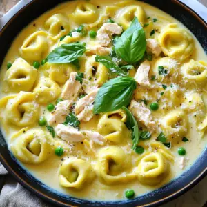 Here’s what you need for Instant Pot Creamy Chicken Tortellini: - 1 lb chicken breast, diced - 1 cup chicken broth - 1 cup heavy cream - 1 package (9 oz) cheese tortellini (fresh or frozen) - 1 cup frozen peas - 1 medium onion, finely chopped - 3 cloves garlic, minced - 1 teaspoon Italian seasoning - 1 teaspoon salt - ½ teaspoon black pepper - 2 tablespoons olive oil - Fresh basil leaves for garnish (optional) - Grated Parmesan cheese for serving These ingredients come together to create a rich and creamy dish. The diced chicken breast serves as a hearty base, while cheese tortellini adds a wonderful texture. You will love how the heavy cream enriches the flavors. The frozen peas bring a pop of color and sweetness. Together, they make a comforting meal. Using fresh garlic and onion enhances the aroma. Italian seasoning gives it a warm, savory touch. The salt and pepper balance all the flavors. Olive oil helps to sauté the chicken perfectly, making it tender and juicy. Topping it with fresh basil and grated cheese adds a lovely finish. Gather these ingredients, and let's get cooking! To start, turn on your Instant Pot. Select the “Sauté” mode. Add 2 tablespoons of olive oil and let it heat. Once hot, add 1 pound of diced chicken breast. Cook for about 3-4 minutes until it's lightly browned. This step gives your dish great flavor. Next, stir in 1 medium onion, finely chopped, and 3 cloves of minced garlic. Cook this for another 2-3 minutes. You want the onion to be soft and fragrant. Now it's time to season the mixture. Sprinkle in 1 teaspoon of Italian seasoning, 1 teaspoon of salt, and ½ teaspoon of black pepper. Pour in 1 cup of chicken broth. As you pour, use a wooden spoon to scrape the bottom of the pot. This deglazing step lifts any stuck bits of chicken. It adds rich flavor to your dish. Close the lid of the Instant Pot. Ensure the valve is set to sealing. Select “Pressure Cook” and set the timer for 4 minutes. Once the time is up, use the quick release method to let out steam. Carefully open the lid. After you open the lid, stir in 1 cup of heavy cream and a 9-ounce package of cheese tortellini. Make sure to mix it well. Close the lid again and set to “Pressure Cook” for 2 more minutes. After this time, do another quick release. When you open the lid, stir in 1 cup of frozen peas. Let the dish sit for a few minutes. This allows the peas to warm through nicely. Now, you're ready to serve! Dish out the creamy chicken tortellini into bowls. Enjoy the rich, comforting flavors that come together in just 30 minutes. To get the best flavor, you need to sauté chicken just right. Use medium-high heat and let the olive oil heat up first. Add the diced chicken and cook until it turns golden brown. This usually takes around 3 to 4 minutes. It adds a nice depth to the dish. For a creamy consistency, the heavy cream is key. Stir it in after you cook the tortellini. This helps keep the cream smooth and rich. If it seems too thick, add a splash of chicken broth to thin it out. If you live at a higher altitude, you may need to adjust your cooking times. Try adding an extra minute to the pressure cooking phase. This helps ensure everything cooks through properly. When it comes to tortellini, you can use frozen or fresh. Frozen tortellini works great and saves time. If using fresh, reduce the cooking time by a minute. Both options taste delicious! To make your dish look fantastic, consider garnishing it with fresh basil leaves. They add color and a nice aroma. You can also sprinkle grated Parmesan cheese on top for added flavor. Pair your creamy chicken tortellini with crusty bread or garlic knots. This gives everyone something to dip into that creamy sauce. It’s a great way to elevate the meal! {{image_2}} You can easily switch out the chicken for other proteins. Shrimp adds a nice flavor and cooks quickly. Beef brings a hearty taste, making the dish feel rich. For a vegetarian twist, try mushrooms or tofu. Both options absorb flavors well and add texture. They are great sources of protein, too. Want to kick it up a notch? Add spices like red pepper flakes or smoked paprika. They will give your dish a warm, spicy kick. You can also mix in seasonal veggies. For example, fresh spinach or zucchini works great. They add color and nutrients, making your meal even healthier. Feel free to play around with flavors! To keep your creamy chicken tortellini fresh, store it in the fridge. Use these best practices: - Let the dish cool down to room temperature. - Place it in an airtight container. - Keep it in the fridge for up to 3 days. Choosing the right container is key. I recommend glass or BPA-free plastic. These materials help keep the flavors intact and are easy to clean. When it's time to enjoy your leftovers, you can use either the microwave or the stovetop. Here’s how: - Microwave: Place the tortellini in a microwave-safe bowl. Cover it with a damp paper towel. Heat in 30-second intervals, stirring in between. This helps it heat evenly. - Stovetop: Pour the leftovers into a skillet over low heat. Add a splash of chicken broth or cream to keep it creamy. Stir until warmed through. To maintain creaminess, avoid high heat. This prevents the cream from separating and keeps your dish smooth and tasty. Can I make this dish ahead of time? Yes, you can make this dish ahead of time. Cook it, cool it, and store it in the fridge. This way, you can enjoy it later. Just reheat it on the stove or in the microwave. How long can I store the leftovers? You can store leftovers in the fridge for up to three days. Make sure to keep it in an airtight container. This helps keep it fresh and tasty. Can I freeze creamy chicken tortellini? Yes, you can freeze it. Place the dish in a freezer-safe container. It can last up to three months in the freezer. Just thaw it in the fridge before reheating. What's the benefit of using an Instant Pot? The Instant Pot cooks food fast. It keeps flavors locked in and makes meals easy. You can sauté, pressure cook, and more, all in one pot. Can I use dried tortellini instead? I don’t recommend using dried tortellini. It needs a longer cooking time. Fresh or frozen tortellini cooks quickly and tastes better in this dish. What can I replace heavy cream with? You can use half-and-half, milk, or even coconut cream. These options will change the flavor a bit but still keep it creamy. How to make it dairy-free? To make it dairy-free, use coconut cream or a dairy-free milk. You can also use a dairy-free cream substitute. Just check the labels for any added sugars. This creamy chicken tortellini dish combines simple ingredients for a tasty meal. You learned how to cook the chicken, add flavor, and create a creamy sauce. Plus, there are tips for perfecting the dish and easy variations to suit different tastes. Storing and reheating leftovers is also covered. Now you can impress family and friends with this easy recipe. Enjoy making it your own!