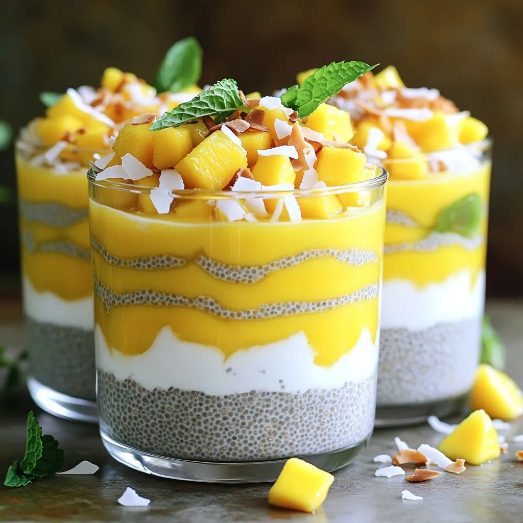 Mango Coconut Chia Pudding Easy and Healthy Recipe