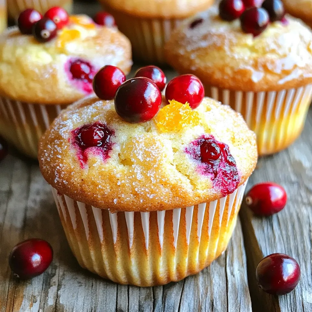 Spiced Cranberry Orange Muffins Easy and Delicious Recipe