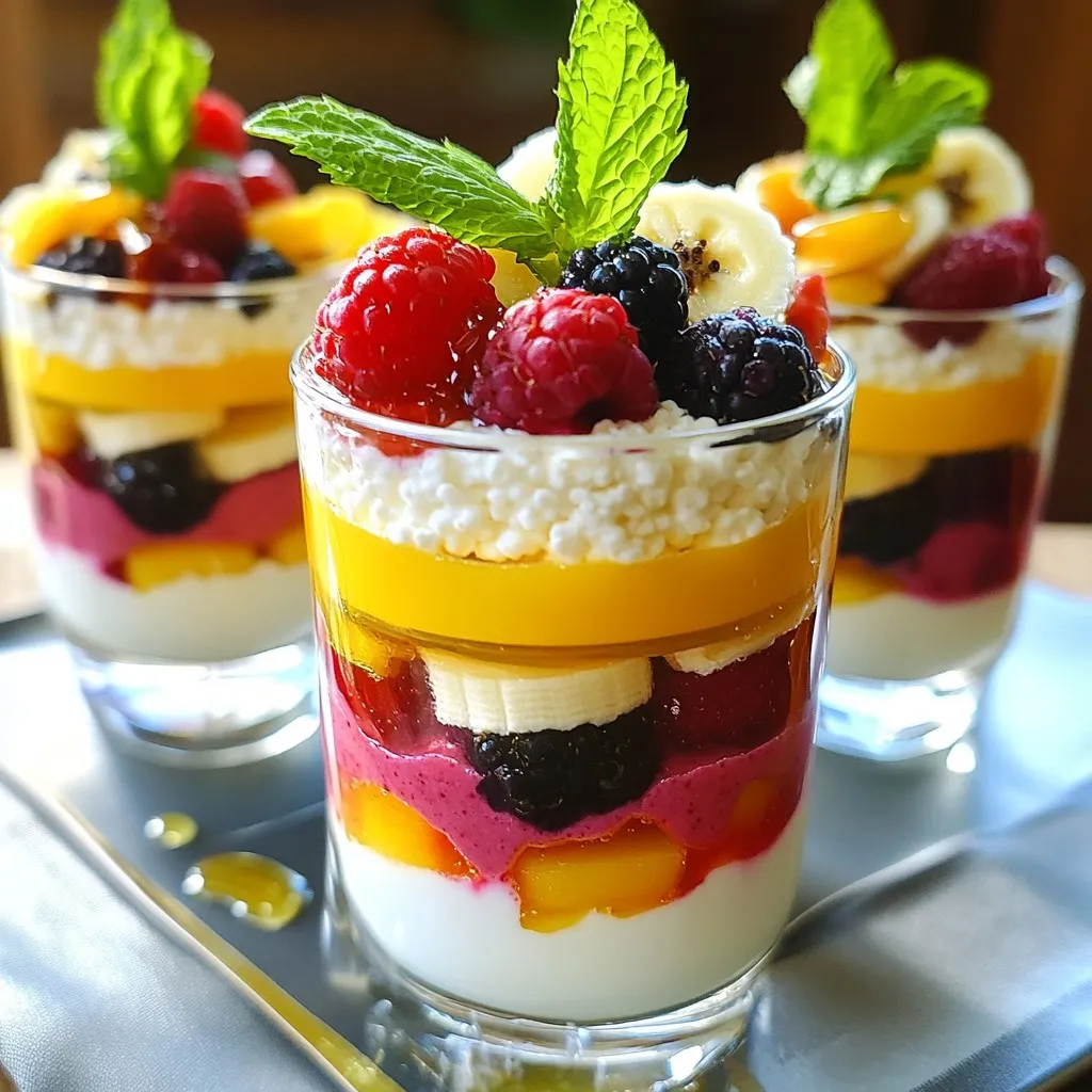 Minute Protein Cottage Cheese Smoothie Cups Delight