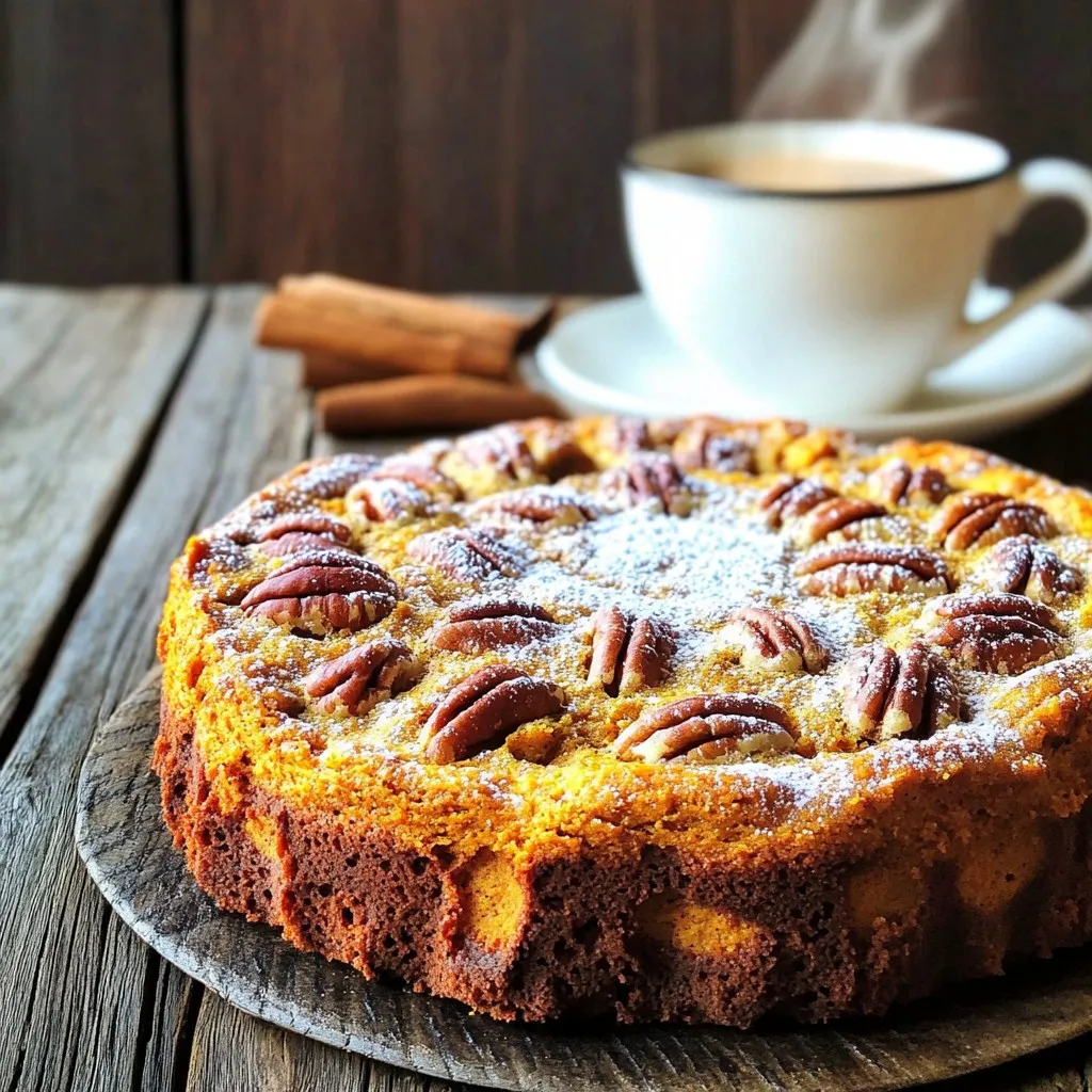 Pumpkin Pecan Coffee Cake Irresistible Fall Treat
