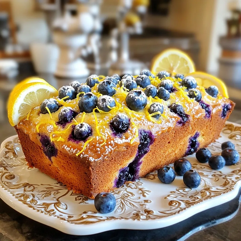 Lemon Blueberry Yogurt Loaf Fresh and Tasty Recipe