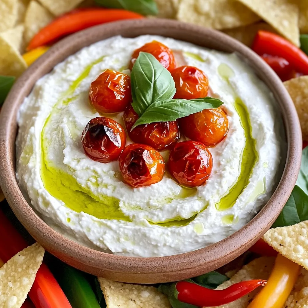Whipped Feta Roasted Tomato Dip Easy and Flavorful Treat