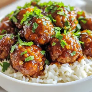 - 1 lb ground beef (or chicken/turkey) - 1/2 cup breadcrumbs - 1/4 cup grated Parmesan cheese - 1/4 cup fresh parsley, chopped - 1 large egg - 2 cloves garlic, minced - 1/2 teaspoon salt - 1/4 teaspoon black pepper - 1/2 cup honey - 1/4 cup low sodium soy sauce - 2 tablespoons rice vinegar - 1 teaspoon sesame oil - 1 tablespoon cornstarch (optional) - Cooked rice or noodles - Additional chopped parsley or sesame seeds for garnish Gather these ingredients before you start. Using fresh herbs and quality meat makes a big difference. You can use ground chicken or turkey for a lighter dish. Mixing in fresh parsley adds a nice touch and flavor. If you want a thicker sauce, add cornstarch. The honey gives a sweet flavor that balances the soy sauce. You can serve these meatballs over rice or noodles. A sprinkle of sesame seeds or parsley on top makes it look fancy. Enjoying this dish can be a fun family meal. {{ingredient_image_1}} - In a large mixing bowl, combine: - 1 lb ground beef (or chicken/turkey) - 1/2 cup breadcrumbs - 1/4 cup grated Parmesan cheese - 1/4 cup fresh parsley, chopped - 1 large egg - 2 cloves garlic, minced - 1/2 teaspoon salt - 1/4 teaspoon black pepper Mix these well. Use your hands for the best results. Form the mixture into small meatballs, about 1 inch in diameter. Place the meatballs on a plate. You should have about 20-24 meatballs. - In a separate bowl, mix: - 1/2 cup honey - 1/4 cup soy sauce - 2 tablespoons rice vinegar - 1 teaspoon sesame oil For a thicker sauce, mix 1 tablespoon cornstarch with 2 tablespoons of water. Add this to your sauce mix. Blend it well until smooth. - Place the meatballs in the slow cooker. - Pour the honey garlic sauce over the meatballs. Make sure they are well covered. Cover the slow cooker. Cook on low for 4-6 hours or on high for 2-3 hours. Check the meatballs after cooking time. Stir gently in the sauce before serving. Enjoy the rich flavors! To make the best meatballs, mix all the ingredients well. This helps blend the flavors. Use your hands for an even mix. Don't overwork the meat, or your meatballs will be tough. When forming meatballs, aim for about 1 inch in size. This keeps cooking time equal for all the meatballs. You should get around 20 to 24 meatballs from the recipe. If you want a thicker sauce, play with the cornstarch amount. Start with one tablespoon, mixed with a bit of water. You can add more later if needed. Feel free to tweak flavors too. Add crushed red pepper for heat or fresh ginger for a zing. Adjust the honey for sweetness, depending on your taste. When using a slow cooker, cooking on low takes about 4 to 6 hours. If you're short on time, set it on high for 2 to 3 hours. Always check for doneness. The meatballs should be firm and the sauce bubbly. Use a meat thermometer to ensure they reach at least 165°F. This way, you can enjoy perfectly cooked meatballs every time. Pro Tips Use Fresh Herbs: Fresh parsley adds a vibrant flavor to your meatballs. You can also experiment with other herbs like basil or cilantro for a unique twist. Adjust Sweetness: Depending on your preference, you can adjust the amount of honey in the sauce. For a less sweet option, reduce the honey or substitute with a sugar alternative. Frozen Meatballs: These meatballs freeze well! Make a double batch and freeze extras for a quick meal later. Just reheat in the sauce before serving. Thickening the Sauce: If you prefer a thicker sauce, mix cornstarch with cold water before adding it to the sauce. This prevents lumps and gives a smooth finish. {{image_2}} You can switch things up with different meats. Ground chicken or turkey makes a lighter dish. These options still pack a punch in flavor. If you prefer beef, you can mix it with pork. This blend adds richness and a unique taste. Feel free to add different flavors to your meatballs. Ginger gives a nice kick and brightens the taste. You can also use fresh herbs like basil or thyme. These herbs bring freshness and depth to your dish. Try mixing in spices like cumin or smoked paprika for a twist. You can swap honey for maple syrup if you like. This change gives a different sweet note. For the sauce, try using apple cider vinegar or balsamic vinegar. Each vinegar adds its unique flavor to the dish. You can even mix in hot sauce for some heat. Experimenting with sauces can lead to exciting new tastes! To store your leftover meatballs, let them cool first. Place the meatballs in an airtight container. This keeps them fresh and tasty. You can enjoy them for lunch or dinner later. Make sure to eat them within four days. To freeze the meatballs, first, let them cool completely. Place them in a freezer-safe bag or container. You can freeze the sauce too. When ready to eat, take them out and thaw in the fridge overnight. To reheat, place them in a pan over low heat or microwave them for a few minutes. In the fridge, the meatballs last about four days. In the freezer, they can last up to three months. Always check for any signs of spoilage before eating. Enjoy the flavors even after storing! Yes, you can make these meatballs ahead of time. Prepare them as per the recipe, then store them in the fridge. They can stay fresh for about three days. You can also freeze them. Just make sure to use an airtight container. Freeze for up to three months. Thaw in the fridge overnight before cooking. To check if your meatballs are done, use a meat thermometer. The center should reach at least 165°F (74°C). If you don’t have a thermometer, cut one open. The meat should be brown and hot inside. No pink should remain. These meatballs pair well with many sides. Here are a few ideas: - Cooked rice - Noodles - Steamed vegetables - A fresh salad You can also drizzle extra sauce on your sides for added flavor. Yes, you can use frozen meatballs. Just add them directly to the slow cooker. You may need to increase the cooking time by about an hour. The sauce will help cook them through and add flavor. Absolutely! To make this recipe gluten-free, use gluten-free breadcrumbs. Check that your soy sauce is gluten-free as well. There are many brands available that cater to gluten-free diets. Enjoy your tasty meal without worries! You’ve learned how to make easy slow cooker honey garlic meatballs. With just a few ingredients, you can create a tasty dish perfect for any meal. Remember to adjust flavors and cooking times to fit your taste. Leftovers store well in the fridge or freezer, so you can enjoy them later. Have fun experimenting with different meats and sauces. This recipe offers endless possibilities while staying simple and delicious. Now, it’s time to get cooking and savor your creation!
