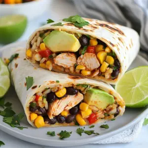 - 2 chicken breasts, grilled and diced - 1 cup cooked brown rice - 1 can black beans, rinsed and drained - 1 cup corn, frozen and thawed - 1 cup shredded cheddar cheese - 1/2 cup chipotle ranch dressing - 1 avocado, sliced - 1/4 cup fresh cilantro, chopped - 4 large flour tortillas - Lime wedges, for serving - Salt and pepper When making Chipotle Ranch Chicken Burritos, you want the best flavors. The main ingredients form a hearty base. I love using grilled chicken. It adds a nice smokiness. Brown rice provides fiber and a nutty taste. Black beans add creaminess and protein. Corn brings sweetness that balances the spice. Finally, cheddar cheese adds a rich, melty texture. For the extra touch, the chipotle ranch dressing is key. It gives a creamy, zesty kick. Avocado adds a smooth texture and healthy fats. Fresh cilantro brightens the dish with its fresh flavor. Wrap everything in flour tortillas for a satisfying bite. Lime wedges on the side add a zesty finish. Don&rsquo;t forget to season with salt and pepper. This enhances all the flavors. You can adjust the seasoning to your liking. These ingredients combine to create a perfect burrito experience. Enjoy crafting these delicious meals! {{ingredient_image_1}} First, grab a large mixing bowl. In this bowl, combine the following ingredients: - 2 grilled and diced chicken breasts - 1 cup cooked brown rice - 1 can black beans, rinsed and drained - 1 cup corn, frozen and thawed - 1 cup shredded cheddar cheese - 1/2 cup chipotle ranch dressing Next, season your mixture with salt and pepper to taste. Mix everything well until all the ingredients are evenly coated. This step makes sure each bite is packed with flavor. Now, lay out four large flour tortillas on a clean surface. In the center of each tortilla, place a generous amount of the chicken and rice mixture. Leave about 2 inches from the edges. Then, layer on a few slices of avocado and a sprinkle of fresh cilantro on top of the filling. This adds a lovely freshness to each burrito. Time to fold! Take the sides of the tortilla and fold them over the filling. Then, roll the burrito tightly from the bottom. Make sure the filling stays sealed inside. Preheat a skillet over medium heat. Place the burritos seam-side down on the skillet. Grill them for about 3-4 minutes on each side. You want them golden brown and crispy. After cooking, remove the burritos from the skillet. Let them cool for a minute. You can slice them in half if you like. Enjoy with lime wedges for an extra zing! Grilling burritos requires careful attention. First, control the heat on your skillet. Medium heat works best for even cooking. If the heat is too high, the outside burns while the inside stays cold. Next, check for a golden color. Look at the tortillas closely. They should be crispy and golden brown on both sides. This takes about 3-4 minutes per side. Use a spatula to lift the burrito gently to check its color. You can make the filling ahead of time. Cook the chicken, rice, beans, and corn. Mix them with cheese and dressing. Store this mixture in the fridge. It stays fresh for up to three days. Then, just fill your tortillas when you&rsquo;re ready to eat. When reheating, the oven is best. Preheat it to 350&deg;F. Wrap the burritos in foil to keep them moist. Heat for about 15-20 minutes. If you use a microwave, place them on a plate. Heat for 1-2 minutes, but they may end up soggy. To boost flavors, think about additional toppings. You can add fresh salsa, sour cream, or hot sauce. These toppings give your burrito extra zest. You might also try different dressings. If you like a kick, swap chipotle ranch for spicy ranch or avocado dressing. Each choice adds a new twist to your meal. Pro Tips Let the Chicken Rest: After grilling, allow the chicken to rest for a few minutes before dicing. This helps retain its juices and flavor. Warm the Tortillas: Lightly warm the tortillas in a skillet before assembling the burritos. This makes them more pliable and easier to roll. Customize Your Filling: Feel free to add other ingredients like bell peppers, jalape&ntilde;os, or even quinoa for added texture and flavor. Perfectly Grilled Burritos: Ensure your skillet is preheated properly to achieve a golden and crispy exterior, flipping them gently to avoid spilling the filling. {{image_2}} For a meat-free twist, swap the chicken for grilled vegetables. Use peppers, zucchini, and onions. These veggies add great flavor and texture. Just grill them until tender and toss them into the mix with rice and beans. You still get that tasty chipotle ranch dressing, making it a filling meal. Want some heat? Add jalape&ntilde;os or extra chipotle sauce. Slice fresh jalape&ntilde;os and mix them in with the chicken, rice, and beans. If you love a smoky flavor, pour in more chipotle sauce. This version wakes up your taste buds and can be as spicy as you like. If you want to cut carbs, use lettuce wraps instead of tortillas. Large lettuce leaves work best. Just fill them like you would with tortillas. This option gives you that crunch and freshness. Plus, you still enjoy all the flavors from the filling. To keep your burritos fresh, store them in the fridge. Wrap each burrito in foil or plastic wrap. Place them in an airtight container to block air. This helps keep them tasty for 3 to 4 days. If you want to enjoy them later, be sure to cool them first. Avoid leaving them out at room temperature for too long. Freezing burritos is simple. Wrap each one tightly in foil or plastic wrap. Then, place them in a freezer bag. Be sure to remove as much air as possible. This keeps them fresh for up to 3 months. When you&rsquo;re ready to eat, thaw them in the fridge overnight. You can warm them in the oven or microwave after thawing. Watch for signs of spoilage. If the burritos smell bad or look discolored, toss them out. Check for freezer burn if you freeze them. This shows up as white spots on the surface. If you see these, the burrito is still safe but may not taste great. Always trust your senses. If in doubt, it's best to throw it out. Yes, you can! You have many options. Try pinto beans or kidney beans. Each type adds a unique taste. If you want something more fun, black-eyed peas work great too. Just rinse and drain them like black beans. Serve your burritos with tasty sides. Fresh salsa or guacamole is a hit. You can also add some tortilla chips for crunch. A side salad with lime dressing brightens the meal. Don't forget some sour cream for dipping! Burritos stay fresh in the fridge for about three to four days. Wrap them well to keep them tasty. Use foil or plastic wrap to seal in the flavor. Always check for any signs of spoilage before eating. You now have all the tools to make tasty Chipotle Ranch Chicken Burritos. You learned about the key ingredients like chicken, rice, and black beans. I shared easy steps for preparing, assembling, and cooking burritos to golden perfection. Tips for grilling and reheating help ensure success. Remember the variations for different diets and the best ways to store leftovers. Enjoy experimenting with flavors and make this dish your own! Your culinary adventure awaits, and I hope you love it as much as I do!